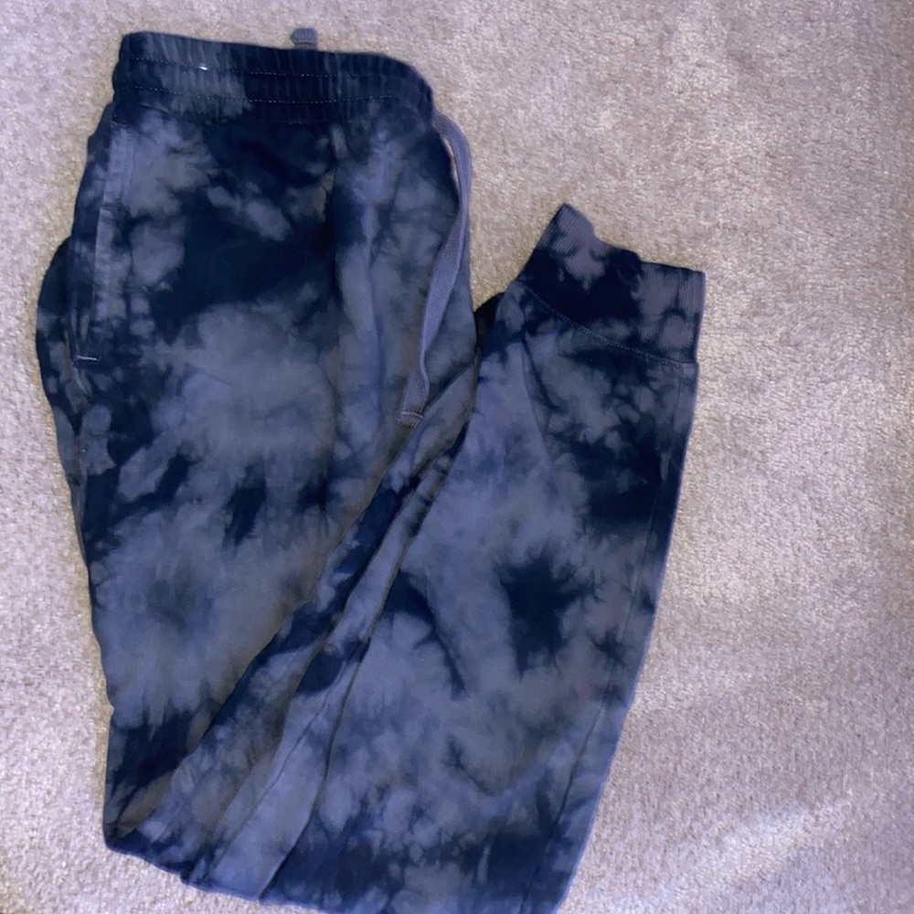 Marble Gray/Black joggers